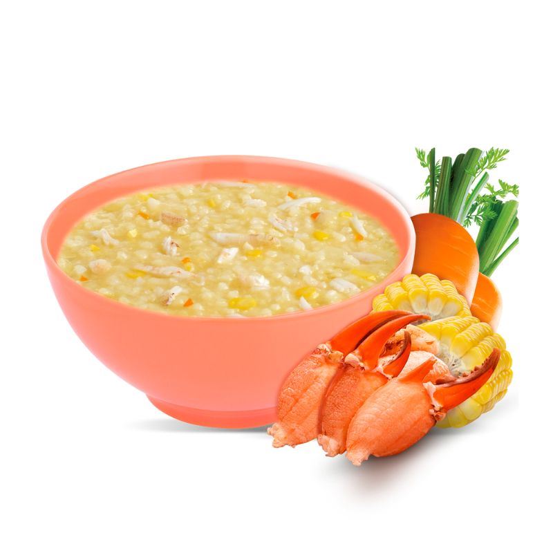 Combo 3 gói cháo tươi SG Food Baby vị cua, bắp và cà rốt 240g (từ 7 tháng) 9